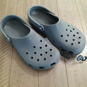 Crocs Classic Clogs Slip On Men Size 8 Women Size 10 Slate Grey 10001 0DA
